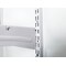 Triton Products Wall Mount Shelving Unit W/ 3 Steel Wire Shelves & Mounting Hardware, White, 33" W x 63" H 1799-WHT - alternate 6